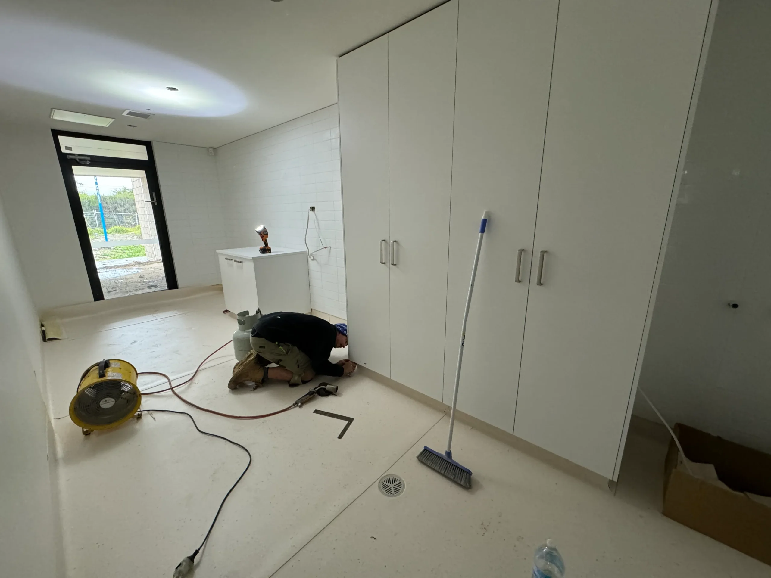 Time-saving post-construction cleaning