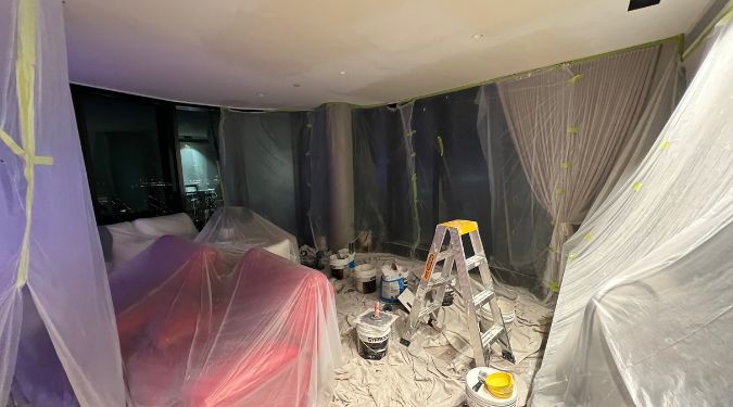 after construction, dust and debris clean-up