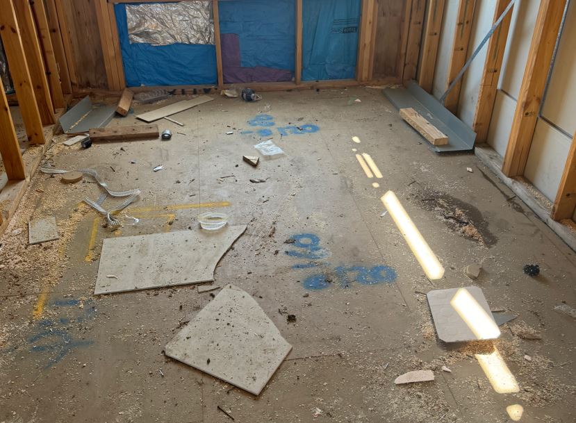 Post-construction tape and sticker removal