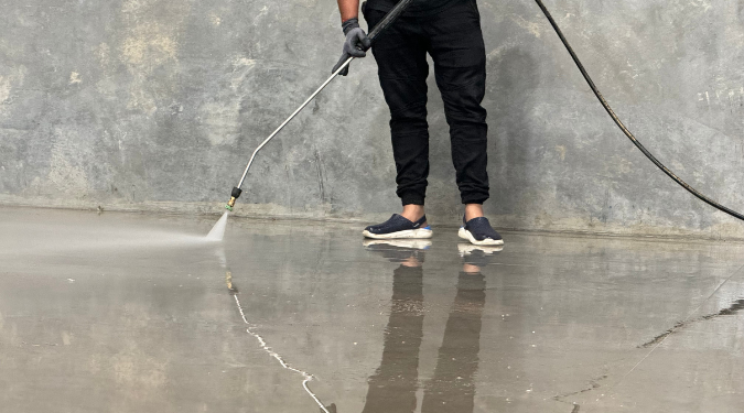 pressure washing
